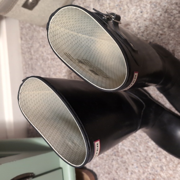 Hunter black rain boots - Picture 2 of 4